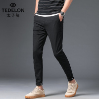 太子龙2018新款夏季薄款休闲裤男褶皱棉麻 百搭