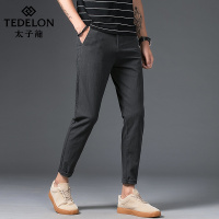 太子龙夏季新款男士休闲长裤全棉休闲裤