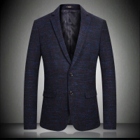 太子龙2018新款秋装男士修身休闲西装便服外套6818