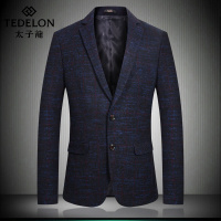 太子龙2018新款修身休闲男西装便西礼服外套6818