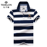 太子龙2019夏季新款男士短袖T恤男修身翻领POLO衫潮流男装半袖LG1802