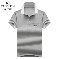 太子龙翻领衫夏季日系小清新刺绣短袖POLO衫青少年保罗男T潮平铺LG1718