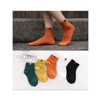 朵彩【10双】长袜子女中筒袜韩版日系学院风女士长筒袜校园风可爱个性 DC-A16