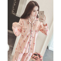 朵彩(Docare) 睡衣女秋长袖纯棉套装外穿韩版清新学生春秋季棉质家居服DC-XX-09