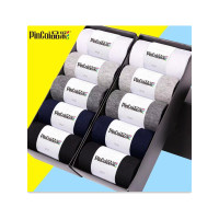 品彩(PinCai) 5双装秋冬款男士中筒袜四季款运动袜 PC-YD