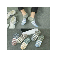 朵彩(Docare)【10双装】袜子男短袜男士船袜防臭吸汗短筒夏季薄款低帮浅口隐形袜子DC-星星短款