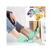 品彩(PinCai)【5双装】袜子女短袜夏季薄款船袜女士浅口可爱短筒防滑隐形袜韩版