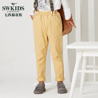 七匹狼官方旗舰店童装2018秋冬新款男童时尚潮流百搭休闲长裤
