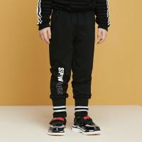 七匹狼童装男童针织长裤休闲运动裤2018秋冬新款儿童裤子