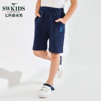 七匹狼男童五分裤2019夏季新款儿童休闲短裤童装短裤透气运动时尚