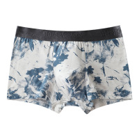 彼尔丹 4条盒装男士内裤青年平角裤莫代尔柔软舒适国风水墨