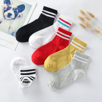 彼尔丹女士纯棉中筒潮流秋冬季长袜（6双装）