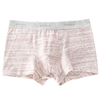 彼尔丹男士内裤袜子组合套装棉质平角裤短袜（三条内裤+三双袜子）