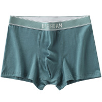 男士纯棉内裤平角裤潘通色系内裤男士抗菌裤头