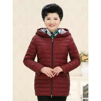 千仞岗 羽绒服女中老年妈妈装保暖休闲羽绒 229085