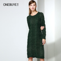 晚白 新款韩版针织外套宽松时尚百搭气质通勤潮毛衣连衣裙