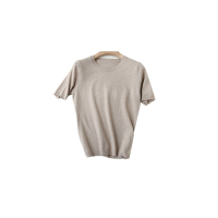 蓝旗BLUEG 女式纯色短袖针织衫彩色款