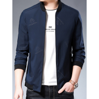 蓝旗(BLUEG) 男士春秋简约修身夹克男外套