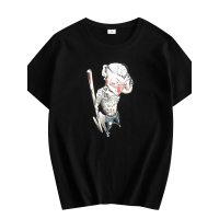 蓝旗(BLUEG) 男款T恤卡通印花休闲简约上衣