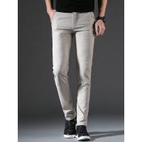 蓝旗(BLUEG)男士新款商务休闲裤时尚春夏季薄款直筒长裤