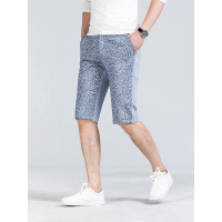 蓝旗(BLUEG) 男士夏季印花短裤薄款裤子时尚五分裤 HKMCJ2G008A