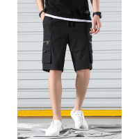 蓝旗(BLUEG)男士短裤韩版潮流薄款五分裤潮牌夏季工装休闲宽松大码中裤子夏装