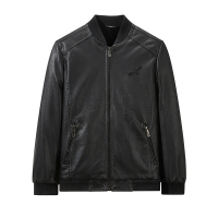 花花公子(PLAYBOY ICON)男士皮衣夹克服商务休闲帅气机车服男