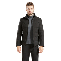 雪暖2019新款冬季短款商务休闲男士羽绒服男装保暖修身外套冬装