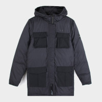 adidas阿迪达斯男子防风保暖舒适休闲连帽羽绒服 DU2393