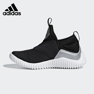 Adidas阿迪达斯小童鞋2019轻便一脚穿海马鞋休闲鞋板鞋D96858