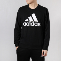 阿迪达斯男装上衣春秋季运动服圆领卫衣套头衫DT9941