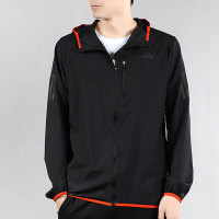 Adidas阿迪达斯男装跑步夹克防风运动上衣立领外套DQ2518
