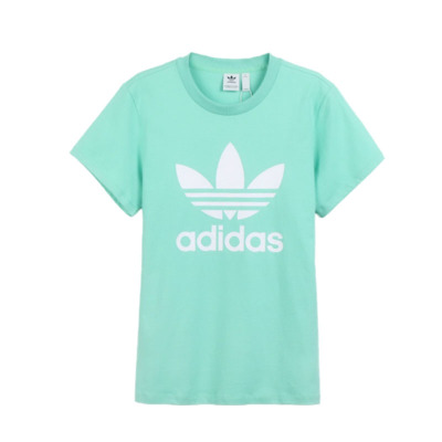 Adidas阿迪达斯三叶体恤女装夏季款运动服短袖T恤FM3316