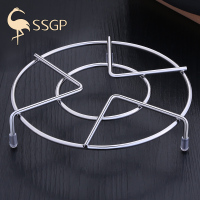 SSGP叁肆钢加厚厨房锅垫隔热垫不锈钢304餐桌防烫垫盘垫餐垫圆形