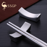 SSGP叁肆鋼 筷枕筷子架筷托家用304不锈钢摆台创意家用餐具架筷勺托酒店日式