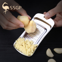 SSGP叁肆鋼 304不锈钢加厚磨姜器细腻蒜泥器姜蒜磨泥器姜磨刨压蒜器厨房工具