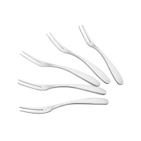 欧式水果叉套装304不锈钢水果叉子创意时尚水果签可爱果插小