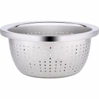 SSGP叁肆鋼 德国304不锈钢漏盆沥水盆水果洗菜盆家用沥水篮洗米筛淘米盆