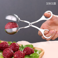 304不锈钢肉丸子制作器 肉丸夹子做肉丸的家用夹潮汕手打肉丸工具