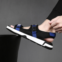 夏季男士凉鞋2018新款夏男个性时尚软底魔术贴休闲罗马越南沙滩鞋