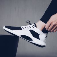 男鞋夏季透气潮鞋子男韩版潮流百搭男士飞织网面鞋跑步休闲运动鞋