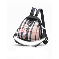 花花公子PLAYBOY 双肩包女2018新款包包韩版休闲时尚背包百搭潮两用简约旅行女包