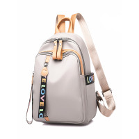 花花公子PLAYBOY 双肩包女韩版时尚2018新款韩版百搭女包包软皮防盗简约旅行背包潮