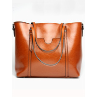 花花公子PLAYBOY女士包包2018新款潮流时尚女包购物袋手提真皮包简单实用女士大包