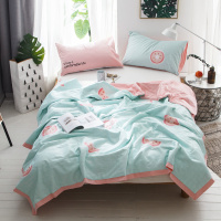 惟丽尚品 夏被 全棉夏被 空调被棉花被 家纺床上用品 单人床双人床使用 夏凉被 200*230cm 多色可选