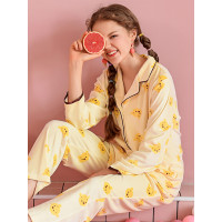 阪织屋迪士尼松松维尼熊套装婴儿绒可爱长袖少女睡衣秋冬家居服