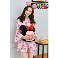 阪织屋迪士尼松松睡衣女秋棉质婴儿纱和服套装和风家居服