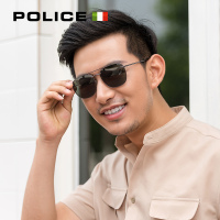 意大利POLICE2018新款男土眼镜太阳镜男潮人开车墨镜个性简约复古