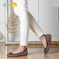 shoebox鞋柜舒适甜美蝴蝶结蛋卷单鞋软低跟平底女鞋