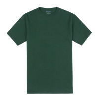 Champion 冠军美版男女明星同款袖口logo短袖T恤休闲情侣装 军绿色 T425-5